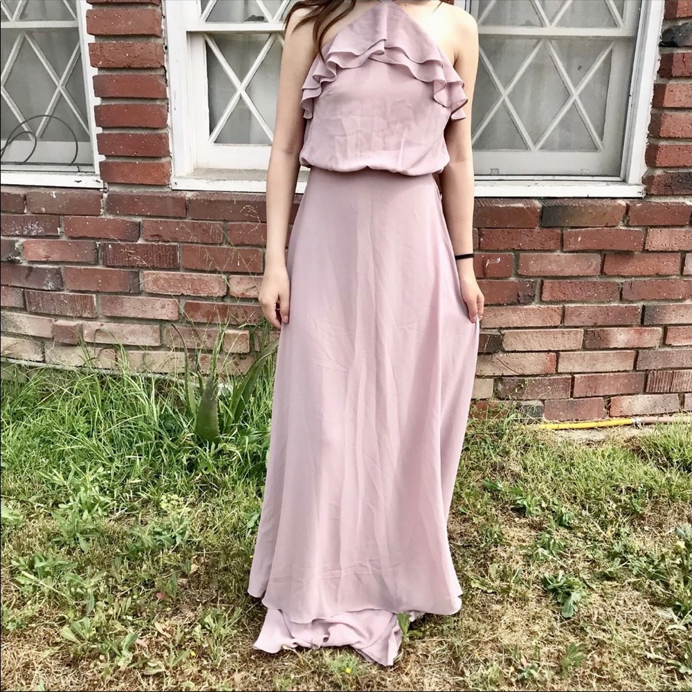 Soieblu Bridesmaid Peach Maxi Dress S
